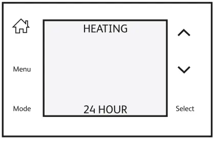 ESi Controls ESRTP4TOUCH Programmable Room Thermostat - Set Schedule 1