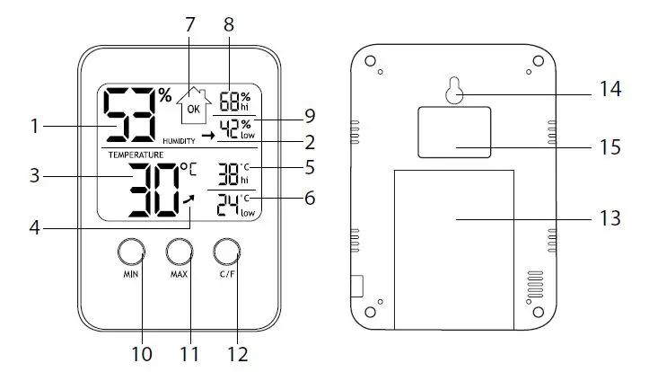 levenhuk-Wezzer-BASE-L30-Thermohygrometer-User-Manual-fig-1