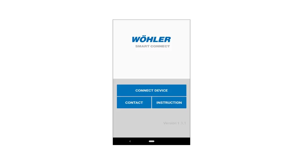W Hler Wöhler Smart Connect App User Guide W Hler Wöhler Smart Connect App User Guide