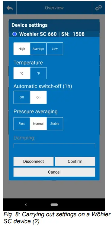 W HLER Wöhler Smart Connect App - fig 8