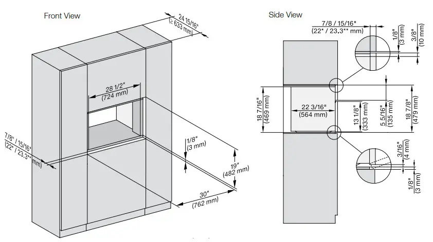 Miele DGC 7870 XL 30 Inch Combi Steam - Line 1