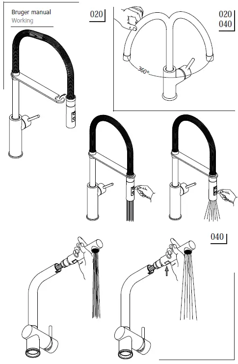 LAVABO Kubus 040 Kitchen Faucet-fig-4