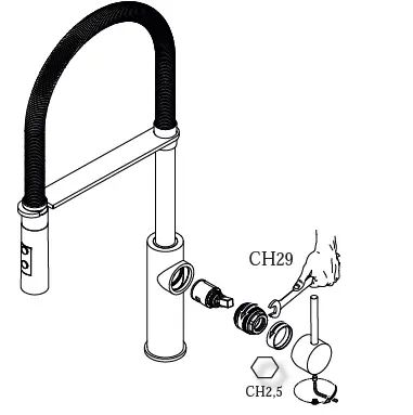 LAVABO Kubus 040 Kitchen Faucet-fig-6