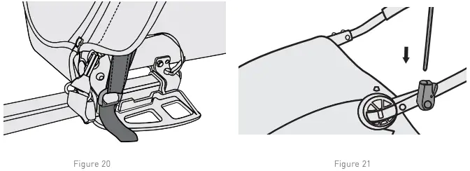 Securing the Cover and Flag