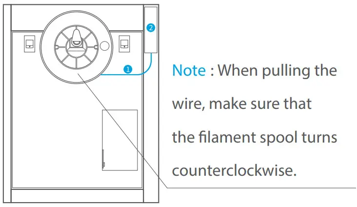 AFINIA H440 3D Printer - Filament Spool 2