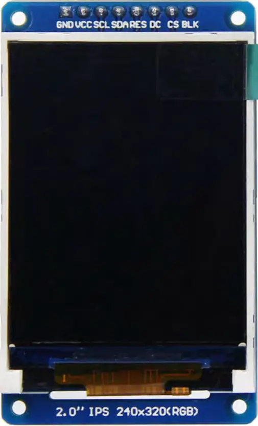 Surenoo SSP0200A 240320 Series SPI TFT LCD Module - Interface Description 1