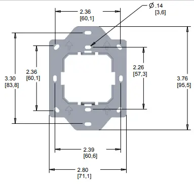 MAGNUM FIRST M9-ASW1 Self Powered Wireless Switch with Dimming Capabilities - Base Plate