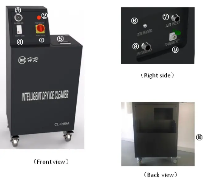 Zhengzhou CL-0199A Intelligent Dry Ice Cleaner