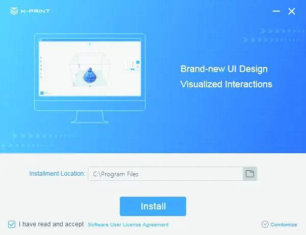 IME3D X PRINT Smart 3D Printer - Supported OS