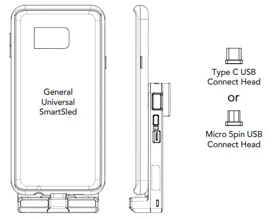 KOAMTAC KDC470 KDC General Universal SmartSleds - Micro USB
