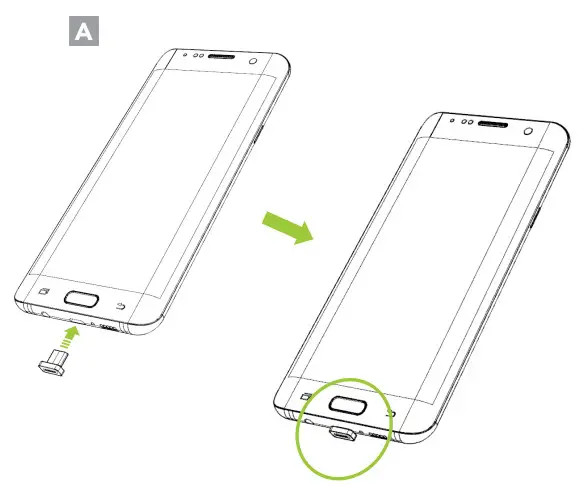 KOAMTAC KDC470 KDC General Universal SmartSleds - USB
