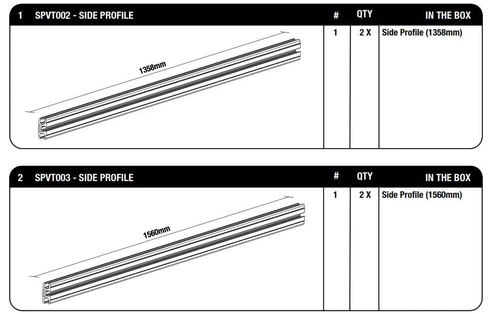 FRONT RUNNER KVRP008T RAM Pro Master 3500 136 Inch WB High Roof CAN Rack Kit
