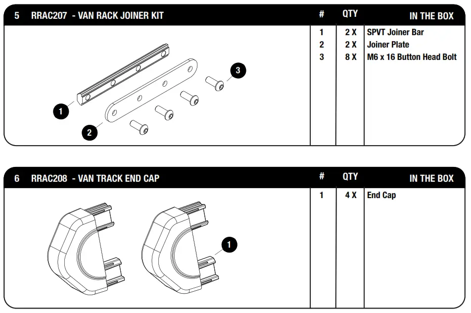 FRONT RUNNER KVRP008T RAM Pro Master 3500 136 Inch WB High Roof CAN Rack Kit - Fig 1