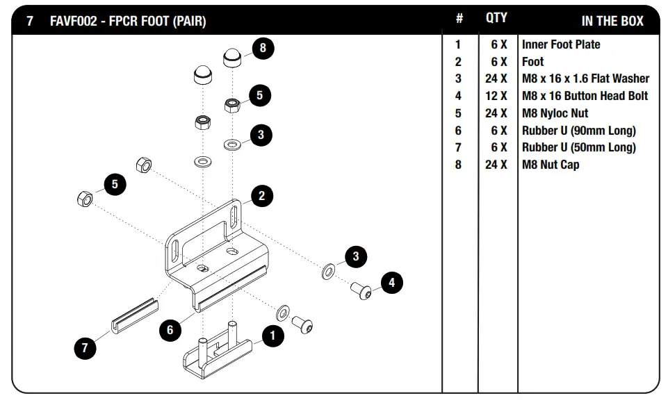 FRONT RUNNER KVRP008T RAM Pro Master 3500 136 Inch WB High Roof CAN Rack Kit - Fig 2