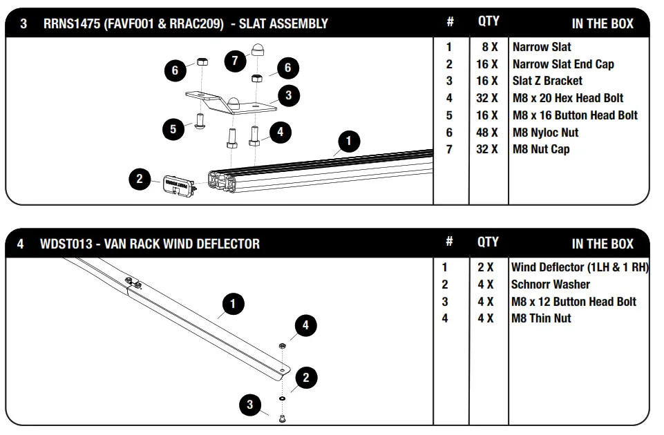 FRONT RUNNER KVRP008T RAM Pro Master 3500 136 Inch WB High Roof CAN Rack Kit - Fig