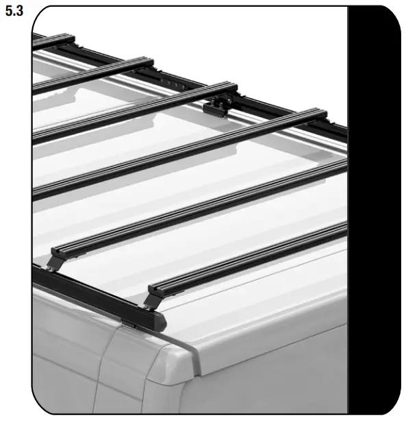 FRONT RUNNER KVRP008T RAM Pro Master 3500 136 Inch WB High Roof CAN Rack Kit - SLAT 1