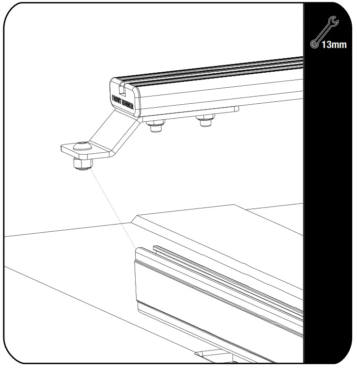 FRONT RUNNER KVRP008T RAM Pro Master 3500 136 Inch WB High Roof CAN Rack Kit - SLAT