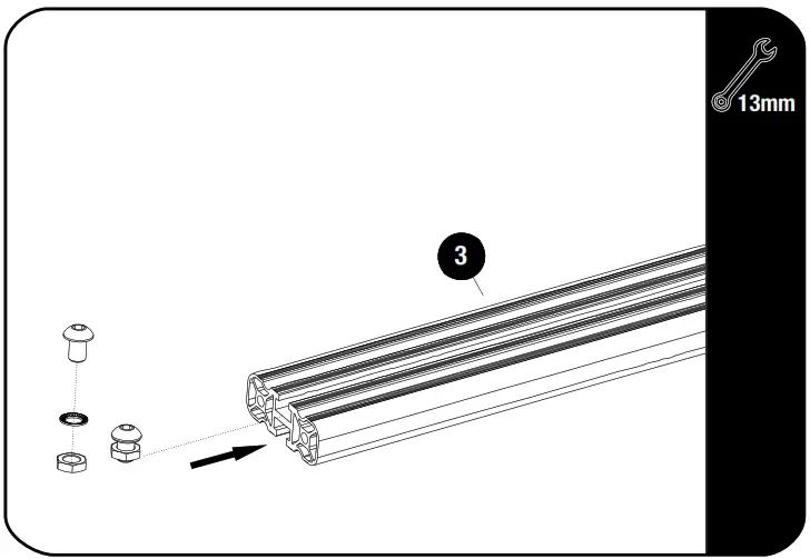 FRONT RUNNER KVRP008T RAM Pro Master 3500 136 Inch WB High Roof CAN Rack Kit - two Button