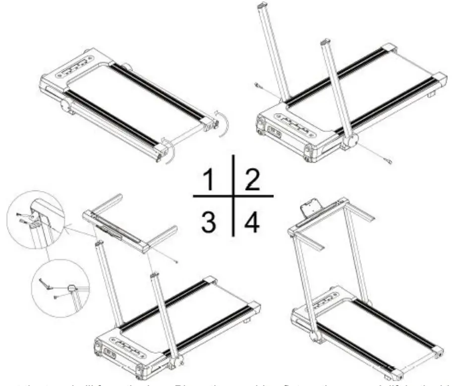 Tidoin FYC YDW9 126 Foldable Electric Treadmill - fig 3