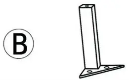 FUIN F02006 2 Door Brown Accent Storage Cabinet with Mirrored Front - icon1