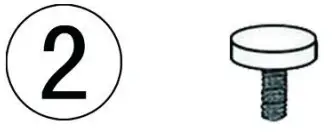 FUIN F02006 2 Door Brown Accent Storage Cabinet with Mirrored Front - icon3