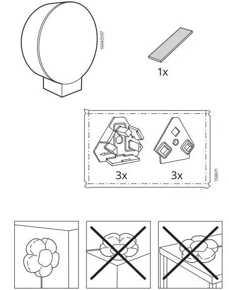 IKEA-UPPLYST-Flower-Lilac-LED-Wall-Lamp-fig-1