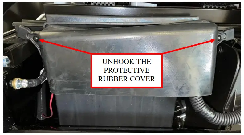 HOPPE KRX 1000 Off Road Top for Kawasaki Teryx - battery cover