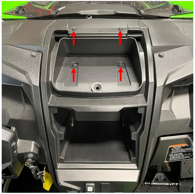 HOPPE KRX 1000 Off Road Top for Kawasaki Teryx - center dash