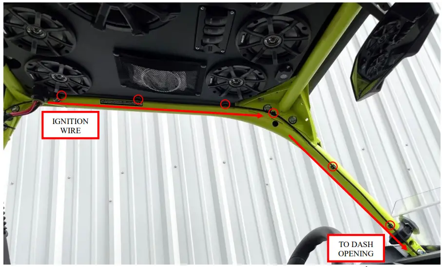 HOPPE KRX 1000 Off Road Top for Kawasaki Teryx - connector