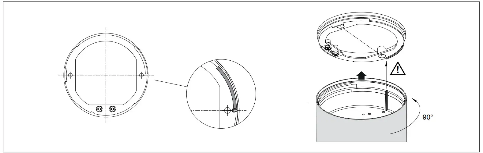 BEGA 50480.5 LED Ceiling Luminaire Downlight - Fig