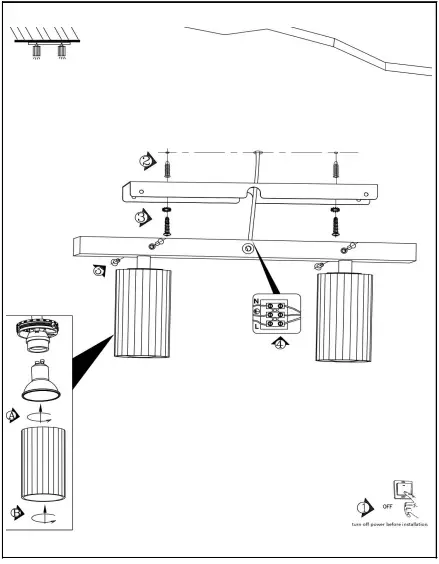 LUCIDE-35914-02-02-Polygon-Ceiling-Spotlight-FIG-3