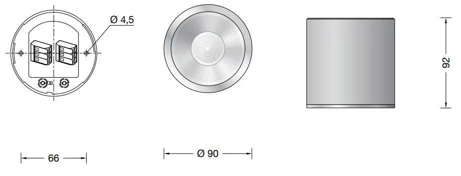 BEGA 50928.1 Ceiling Luminaire Downlight - overview