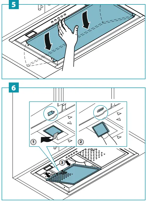 falmec Built In Max Evo 50 T600 White Hood Built - fig 5