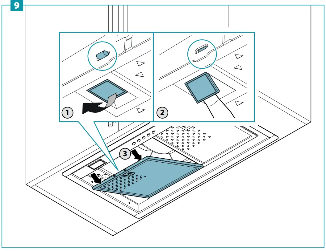 falmec Built In Max Evo 50 T600 White Hood Built - fig 8