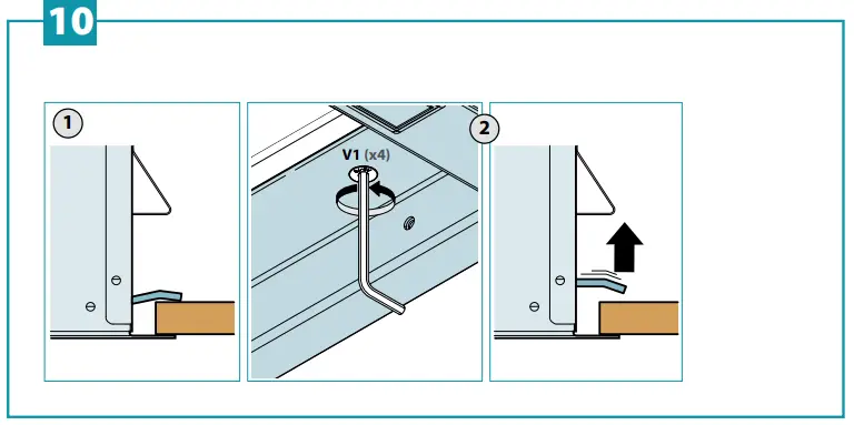 falmec Built In Max Evo 50 T600 White Hood Built - fig 9