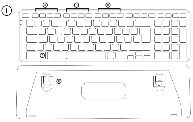 CONTOUR BK Wired Balance Keyboard - Fig1