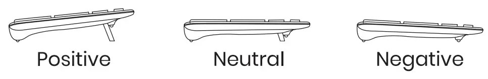 CONTOUR BK Wired Balance Keyboard - Keyboard Tilt