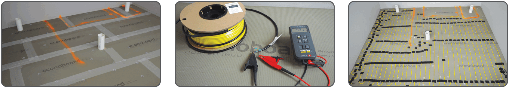 thermowire Loose Wire Undertile Heating Cable - Installation Summary 2