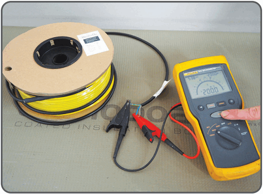 thermowire Loose Wire Undertile Heating Cable - Insulation resistance