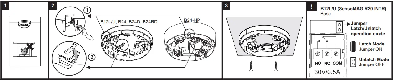TELETEK-SensoMAG-R20-Conventional-Fire-Alarm-Rate-of-Rise-Heat-Detector-fig-2