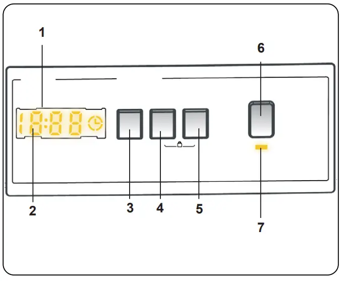 DAEWOO WM812T1WU1ES Washing Machine - Electronic Display