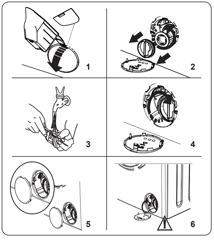 DAEWOO WM812T1WU1ES Washing Machine - Pump Filter
