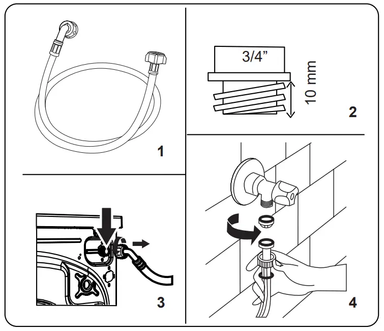 DAEWOO WM812T1WU1ES Washing Machine - Removing the Transit Bolts 4