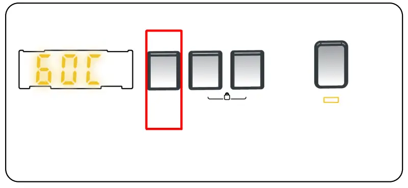 DAEWOO WM812T1WU1ES Washing Machine - Temperature Selection