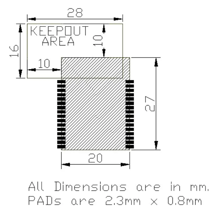 VIPER DESIGN VDWIFIRT3 WiFi 802.11 b-g-n BLE 5.0 Module User Manual - Altium Library file available from Viper Design