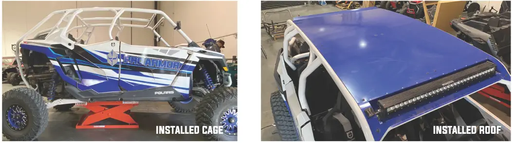 PRO ARMOR P2112R137 Polaris RZR MP Cage System Roof-fig-3