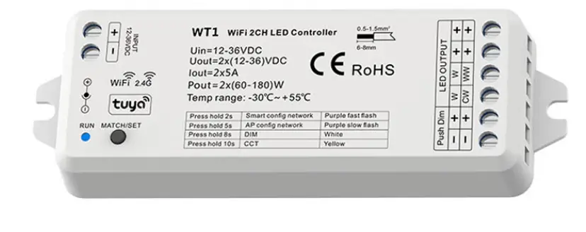 LEDYi-Lighting-V5-L 5-Channel LED-RF-Controller -product-image