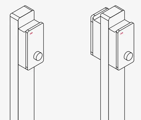 ABB6AGC085345-Pedestal-For-Terra-AC-Wallbox-fig-1