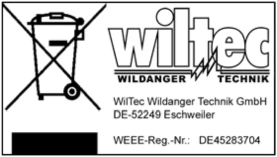 WilTec 62047 Semi-Automatic Washing Machine - Symbol