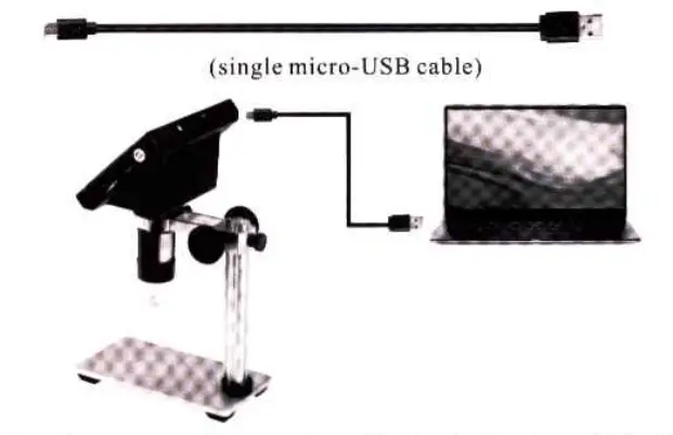 MOYSUWE MDM4 LCD Digital Microscope - microphone